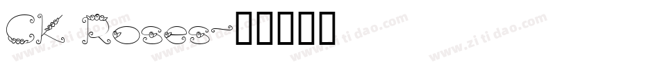 CK Roses字体转换